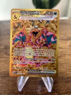 2023 Pokemon Charizard ex 228/197 SV03: Obsidian Flames Holo - Image 1