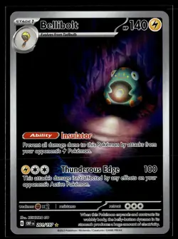 Pokemon TCG SV03: Obsidian Flames #201/197 Bellibolt - Image 1