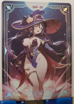 Mona Genshin SP Card Goddess Story Under the Nightgown Waifu SP-22 - Image 1