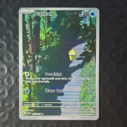 Pokemon TCG Psyduck Illustration Rare Full Art Holo 175/165 Scarlet & Violet EN - Image 2