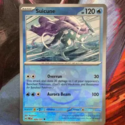 Suicune 24/131 Pokemon 2025 Prismatic Evolutions Master Ball Reverse Holo - Image 1