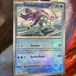 Suicune 24/131 Pokemon 2025 Prismatic Evolutions Master Ball Reverse Holo - Image 3
