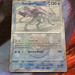 Suicune 24/131 Pokemon 2025 Prismatic Evolutions Master Ball Reverse Holo - Image 4