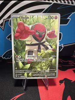 Throh 128/086 Illustration Rare English - Pokemon TCG Black Bolt - Image 1