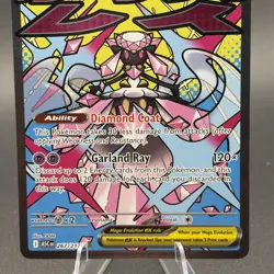 Pokemon Mega Diancie EX 267/217 Full Art NM - Image 3
