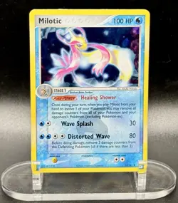 Milotic 12/101 Reverse Holo Pokemon EX Hidden Legends 2004 Vintage MP/LP - Image 2