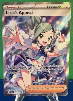 Pokemon TCG Lisia's Appeal 234/191 - Surging Sparks Ultra Rare - Near Mint - Image 1
