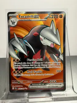 Excadrill ex 160/086 Pokemon SV: Black Bolt Holo - NM - Image 1