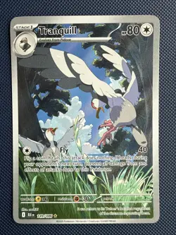 Tranquil 149/086 Illustration Rare Pokemon TCG SV Black Bolt NM English - Image 1