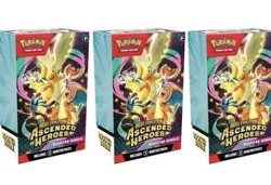 Lot of 3: Pokemon Ascended Heroes 3x Booster Bundles - Image 1