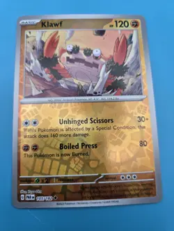 KLAWF 105/182 REV HOLO - Paradox Rift - Pokemon TCG NM - Image 1