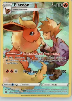 Flareon TG01/TG30 Holo - Pokemon SWSH09: Brilliant Stars Trainer Gallery - Image 1