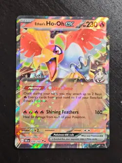 Pokemon TCG Ethan's Ho-Oh EX 039/182 Destined Rivals Holo Card NM 2025 - Image 1