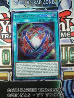 ULTRA POLYMERIZATION 1ST ED SECRET RARE MP18-EN014 (NM) YUGIOH! - Image 1