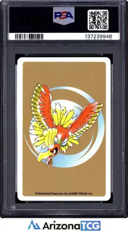 Pokemon 2000 Skiploom 188 4 Of Clubs Gold Playing Card Japanese PSA 9 - Image 2