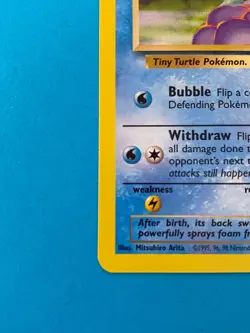 Squirtle 93/130 Base Set 2 Vintage Pokemon Card Lightly Played WOTC - Image 5