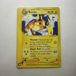 Raichu 61/165 Expedition Base Set Non Holo Rare Pokemon Card LP - Image 1