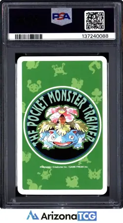 Pokemon 1996 Vaporeon 134 9 Of Hearts Green Playing Card Japanese GEM MT PSA 10 - Image 2