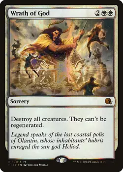 Wrath of God FOIL From the Vault: Annihilation HEAVILY PLD CARD ABUGames - Image 1