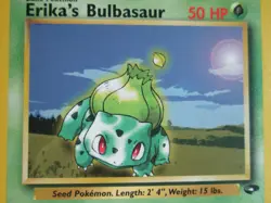 Erika's Bulbasaur - 39/132- Uncommon WOTC TCG—Gym Challenge Pokemon Card - Image 2