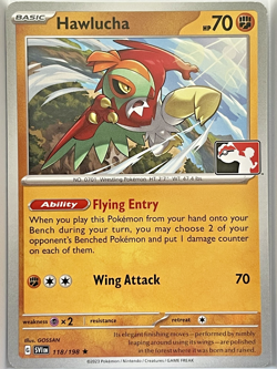 Hawlucha Pokemon Prize Pack Series 3 Promo Pokemon Card NM Play Stamp - Image 1