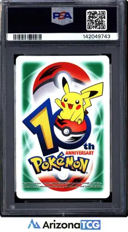 Pokemon 2006 Feebas/Milotic 10 Of Hearts 10th Anniversary Playing Cards PSA 10 - Image 2