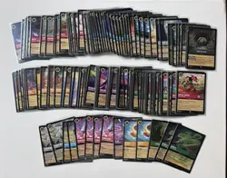 Lorcana TCG Card Lot | 130 Foils & Nonfoils from Assorted Sets (Diablo & More!) - Image 1