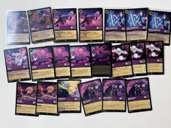 Lorcana TCG Card Lot | 130 Foils & Nonfoils from Assorted Sets (Diablo & More!) - Image 3