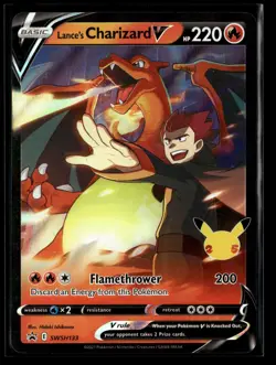Lance's Charizard V SWSH133 Holo SWSH: Sword & Shield Promo Cards NM - Image 1
