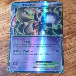 Mewtwo EX Black & White Promo Full Art Holo 170 HP Pokemon Card BW45 - Image 1