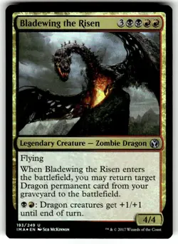 Bladewing the Risen Iconic Masters Foil MTG NM - Image 1