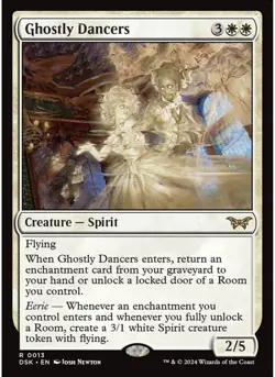 Ghostly Dancers 13 MTG NM - Duskmourn: House of Horror - Image 1