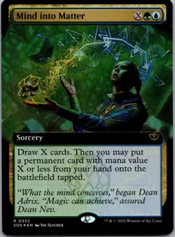 Mind into Matter (Extended Art) 352 Secrets of Strixhaven Foil NM - Image 1