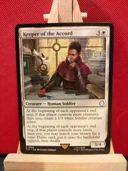 Keeper of the Accord - Fallout: Universes Beyond - Rare - NM - MTG - Image 1