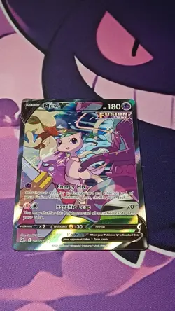Pokemon Mew V Alternate Full Art 251/264 Swsh08 Fusion Strike Holo TCG Card NM - Image 1
