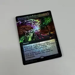 Pax West 2025 FOIL Behold The Sinister Six! MTG Spiderman Promo Card NM In Hand - Image 1