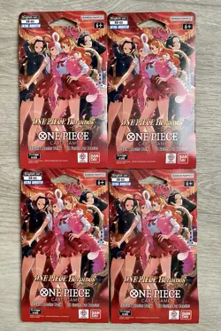 One Piece EB-03 Extra Booster Heroine Edition x4 Sleeved Packs EN ✅ - Image 1