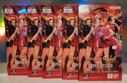 One Piece TCG: Heroines EB-03 Sleeved Booster Pack English - Lot of 5 - Image 1