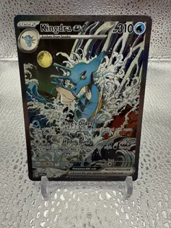 Kingdra EX 131 Pokemon TCG Scarlet & Violet Black Star Promo Holo Card - Image 1
