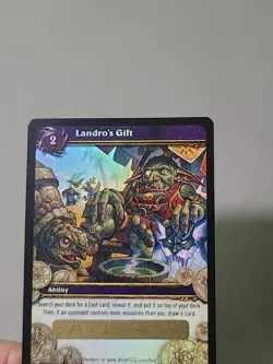 Unscratched Landro's Gift World of Warcraft Loot Card WoW TCG - Image 2