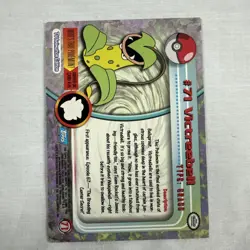 1999 Topps TV Animation Edition #71 Victreebell Pokemon Card - Image 2