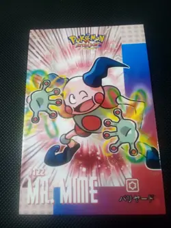 Pokemon 2024 Card Database Attacks Kanto Cracked Ice Holo Mr. Mime 122 Peru - Image 1