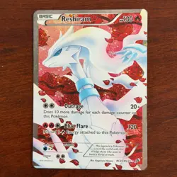 Reshiram RC22/RC25 Ultra Rare Full Art Legendary Treasures Radiant Pokemon Card - Image 1