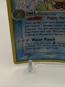 Ludicolo 19/107 Ex Deoxys Reverse Holo Rare Stamped Pokemon Card - Image 5