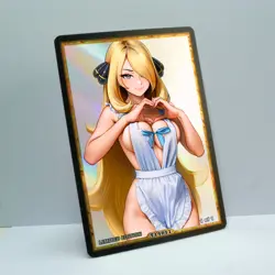 CYNTHIA Waifu Anime Card LIMITED 1/1 Custom TCG Holo Goddess Story ACG T14811 - Image 2