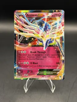 Pokemon Card - Xerneas EX - XY Promo XY07 Holo Promo (LP+/MP) - Image 1