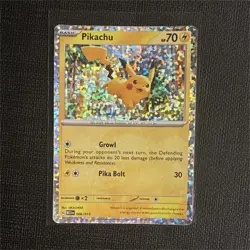 Pokemon Pikachu 006/015 McDonald's 2023 Holo Promo Card English - Image 1