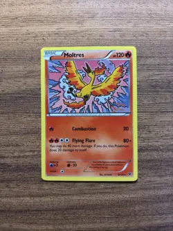 💎Moltres #9/124 XY Fates Collide Pokemon Rare Card NM - Image 1