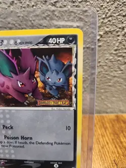 Nidoran EX Dragon Frontiers 57/101 Holo Stamped Pokemon Card 2006 - Image 3