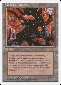 Mishra's Factory 4th Edition HP MTG - Image 1